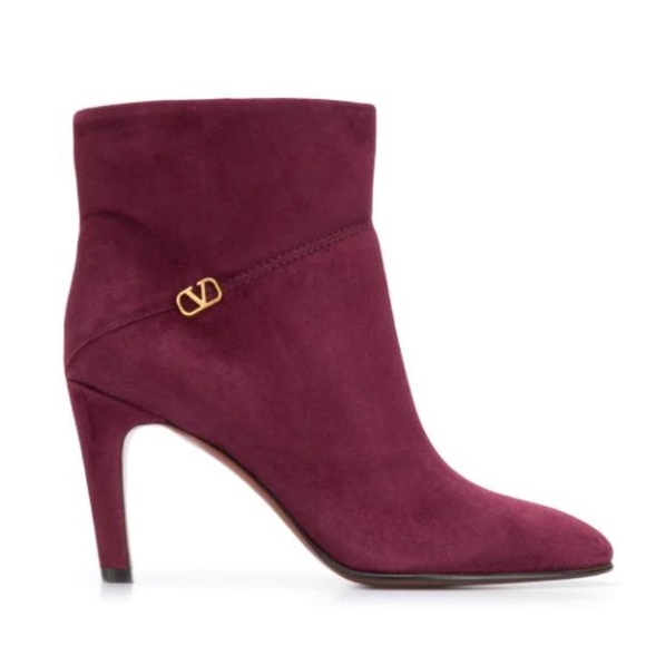 Valentino Shoes - NEW Valentino Garavani VLOGO Booties in Purple